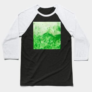 Green watercolor gradient design Baseball T-Shirt